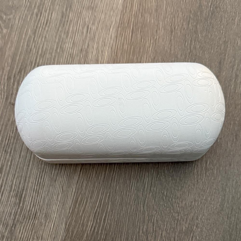 Oakley Embossed White Eyeglass Case